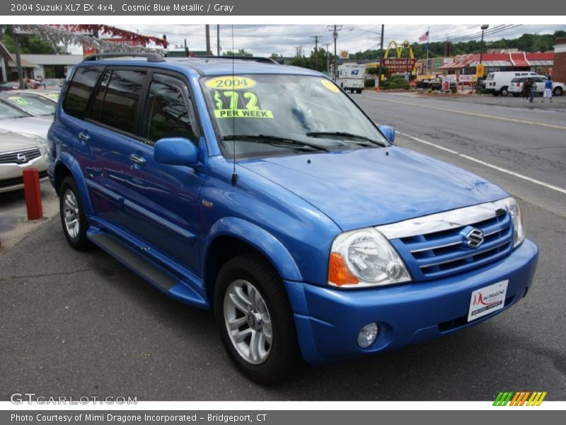 Cosmic Blue Metallic / Gray 2004 Suzuki XL7 EX 4x4