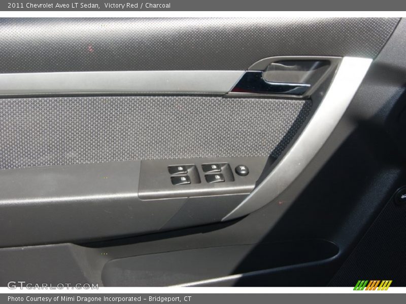 Victory Red / Charcoal 2011 Chevrolet Aveo LT Sedan