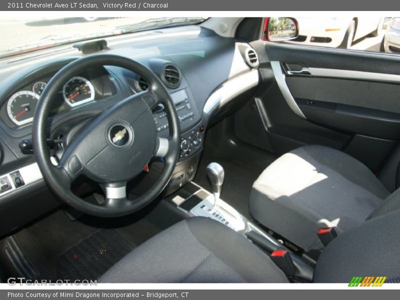 Victory Red / Charcoal 2011 Chevrolet Aveo LT Sedan