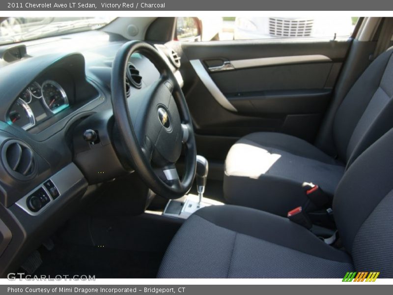 Victory Red / Charcoal 2011 Chevrolet Aveo LT Sedan