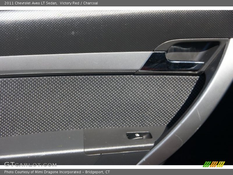Victory Red / Charcoal 2011 Chevrolet Aveo LT Sedan