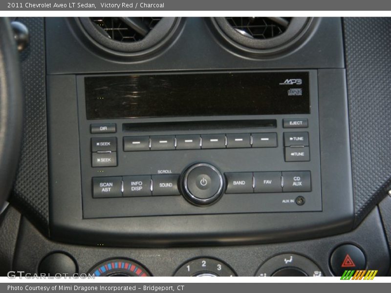 Victory Red / Charcoal 2011 Chevrolet Aveo LT Sedan