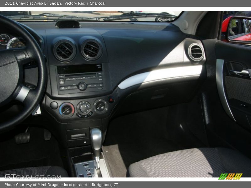 Victory Red / Charcoal 2011 Chevrolet Aveo LT Sedan