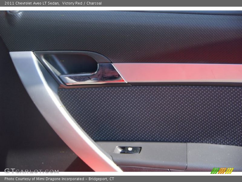 Victory Red / Charcoal 2011 Chevrolet Aveo LT Sedan