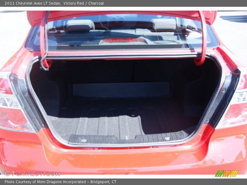 Victory Red / Charcoal 2011 Chevrolet Aveo LT Sedan