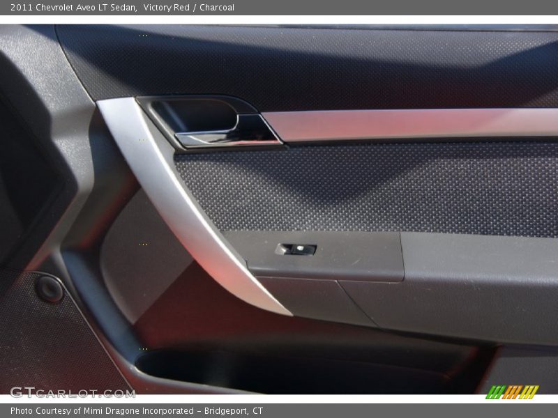 Victory Red / Charcoal 2011 Chevrolet Aveo LT Sedan