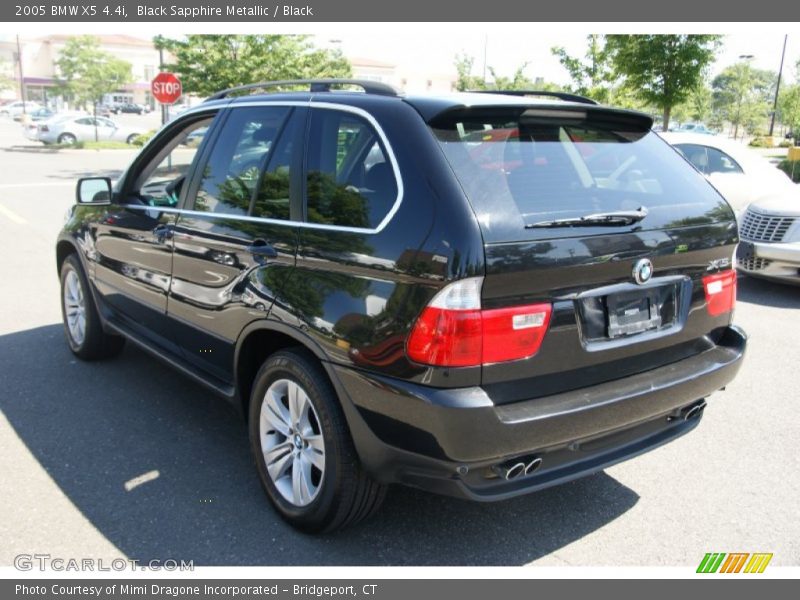 Black Sapphire Metallic / Black 2005 BMW X5 4.4i