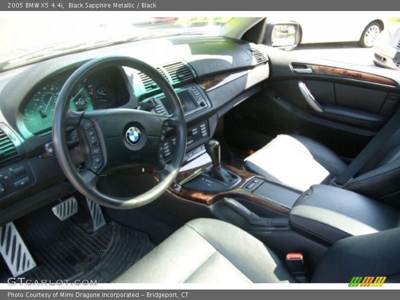 Black Sapphire Metallic / Black 2005 BMW X5 4.4i