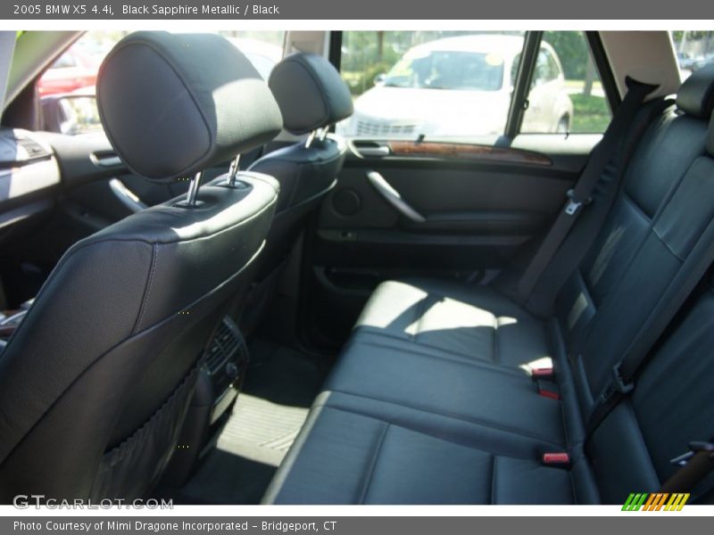 Black Sapphire Metallic / Black 2005 BMW X5 4.4i