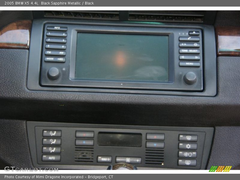 Black Sapphire Metallic / Black 2005 BMW X5 4.4i