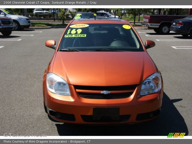 Sunburst Orange Metallic / Gray 2006 Chevrolet Cobalt LT Coupe