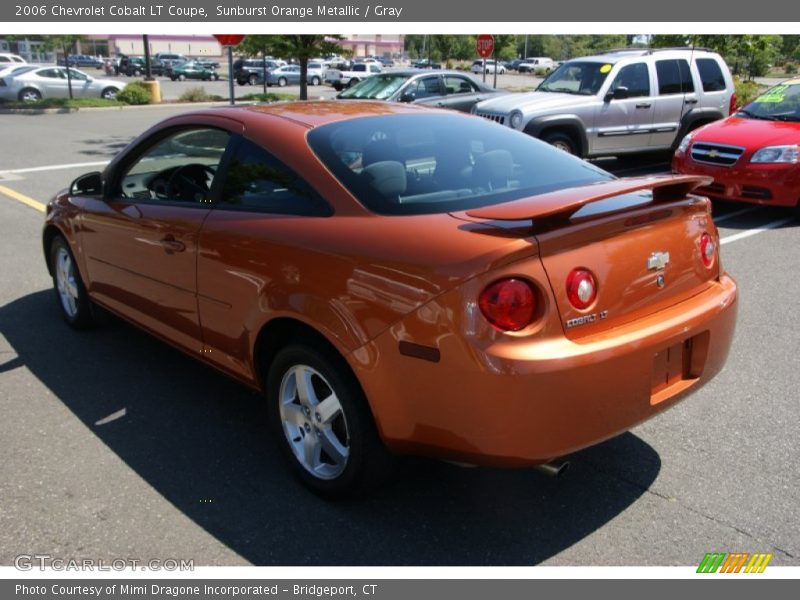 Sunburst Orange Metallic / Gray 2006 Chevrolet Cobalt LT Coupe