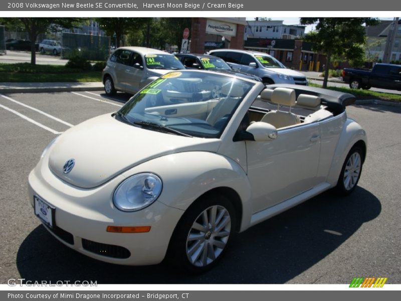 Harvest Moon Beige / Cream Beige 2008 Volkswagen New Beetle SE Convertible