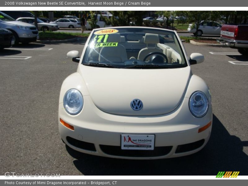 Harvest Moon Beige / Cream Beige 2008 Volkswagen New Beetle SE Convertible
