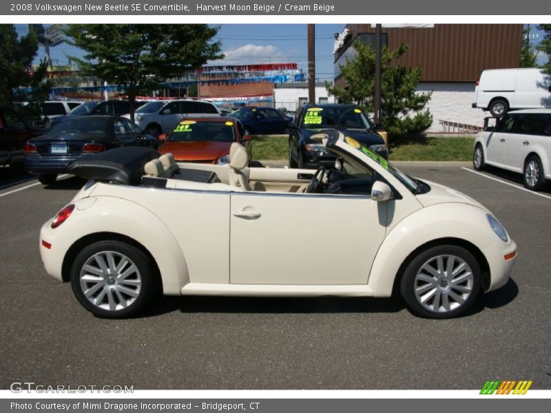 Harvest Moon Beige / Cream Beige 2008 Volkswagen New Beetle SE Convertible