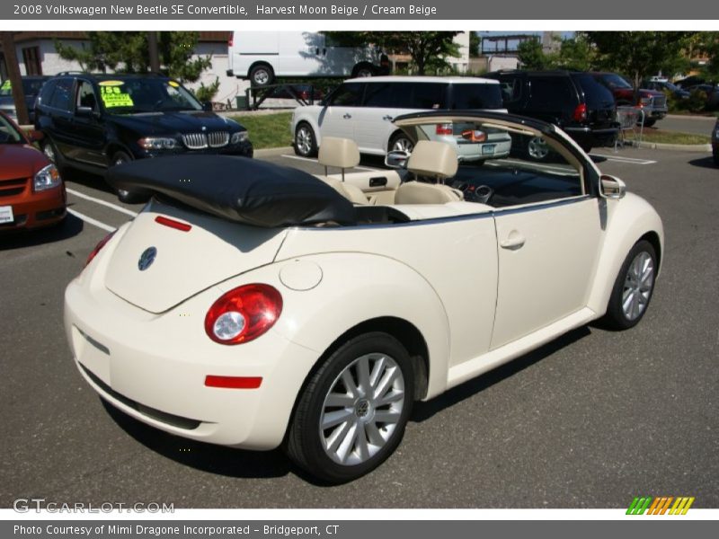 Harvest Moon Beige / Cream Beige 2008 Volkswagen New Beetle SE Convertible
