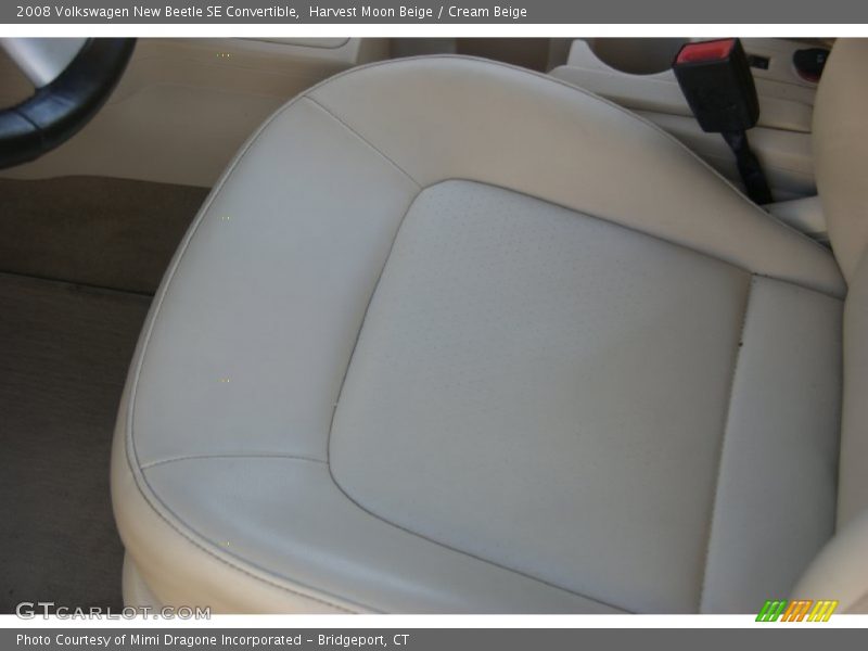 Harvest Moon Beige / Cream Beige 2008 Volkswagen New Beetle SE Convertible