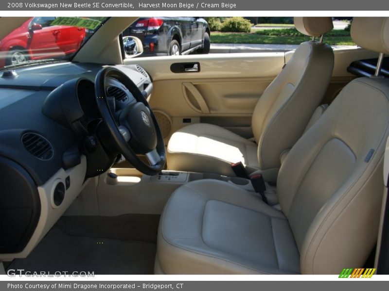 Harvest Moon Beige / Cream Beige 2008 Volkswagen New Beetle SE Convertible