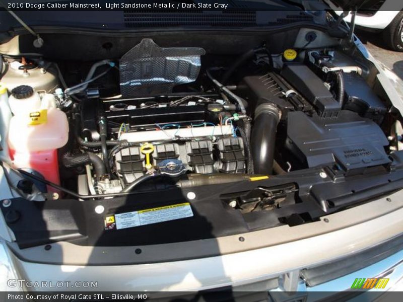Light Sandstone Metallic / Dark Slate Gray 2010 Dodge Caliber Mainstreet