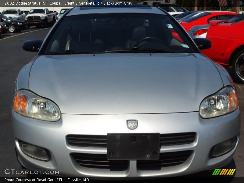 Bright Silver Metallic / Black/Light Gray 2002 Dodge Stratus R/T Coupe