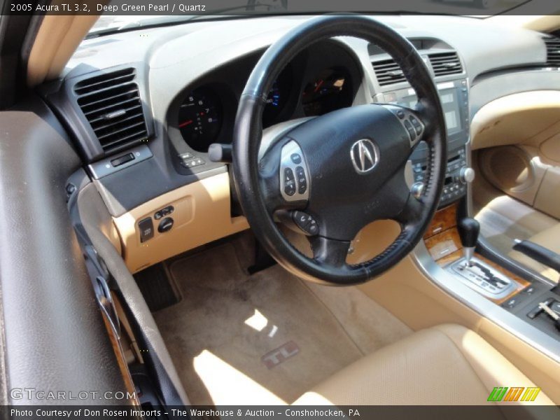 Deep Green Pearl / Quartz 2005 Acura TL 3.2
