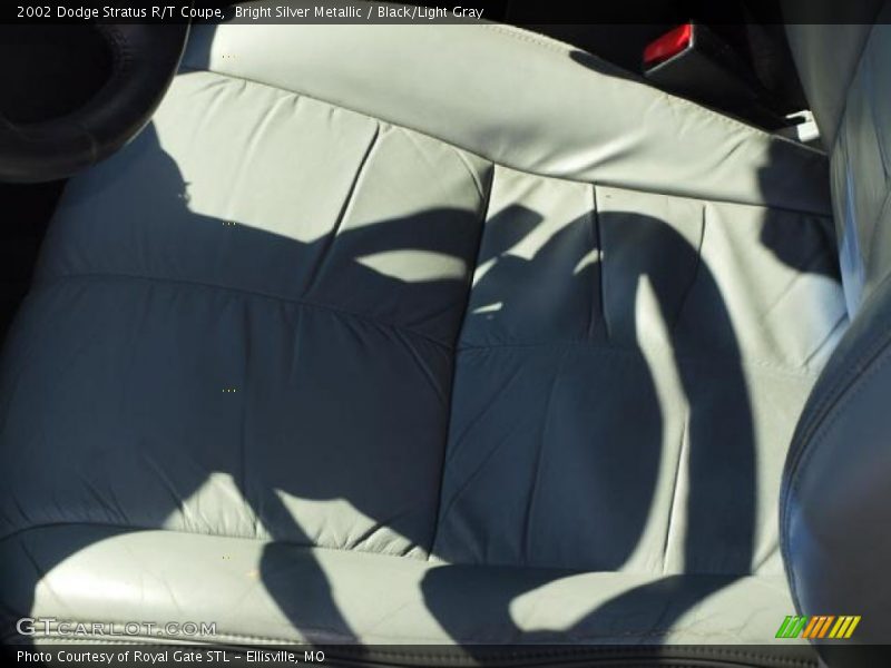 Bright Silver Metallic / Black/Light Gray 2002 Dodge Stratus R/T Coupe