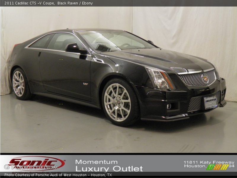 Black Raven / Ebony 2011 Cadillac CTS -V Coupe