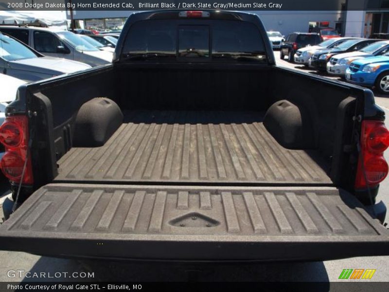 Brilliant Black / Dark Slate Gray/Medium Slate Gray 2008 Dodge Dakota Big Horn Extended Cab