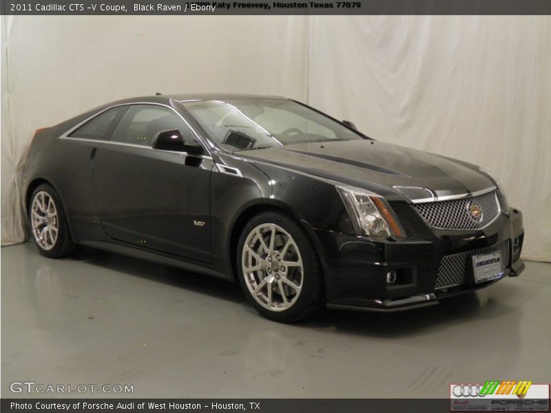 Black Raven / Ebony 2011 Cadillac CTS -V Coupe