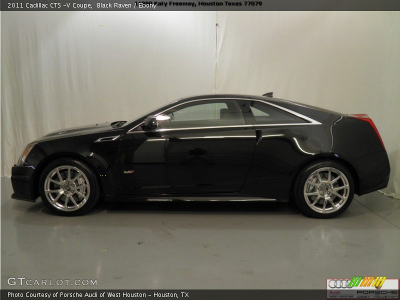 Black Raven / Ebony 2011 Cadillac CTS -V Coupe