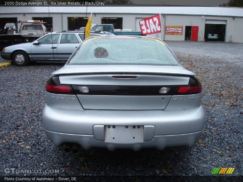 Ice Silver Metallic / Black/Gray 2000 Dodge Avenger ES