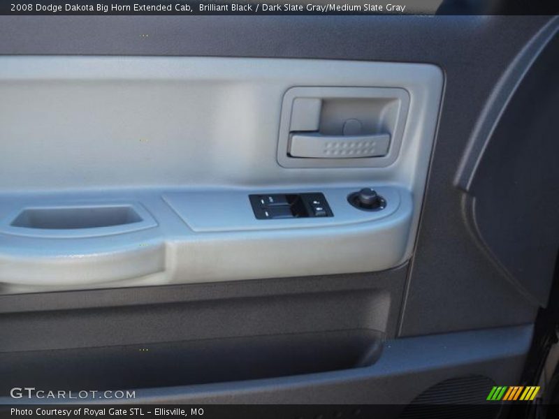 Brilliant Black / Dark Slate Gray/Medium Slate Gray 2008 Dodge Dakota Big Horn Extended Cab