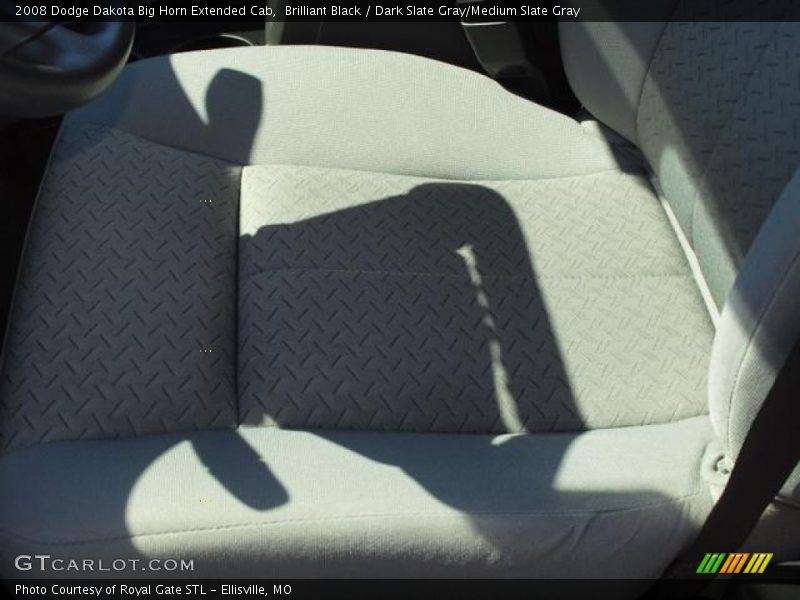 Brilliant Black / Dark Slate Gray/Medium Slate Gray 2008 Dodge Dakota Big Horn Extended Cab