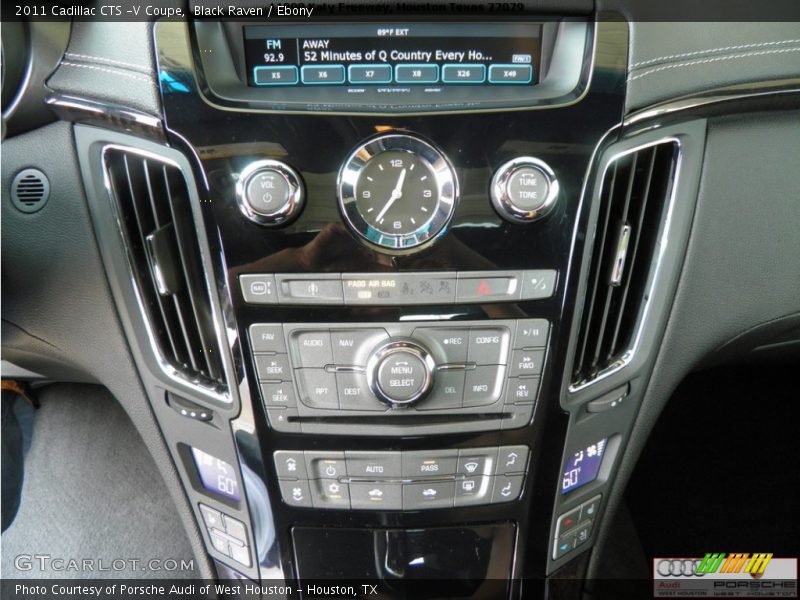 Black Raven / Ebony 2011 Cadillac CTS -V Coupe