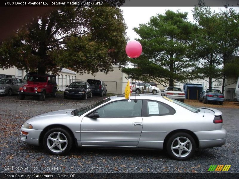 Ice Silver Metallic / Black/Gray 2000 Dodge Avenger ES