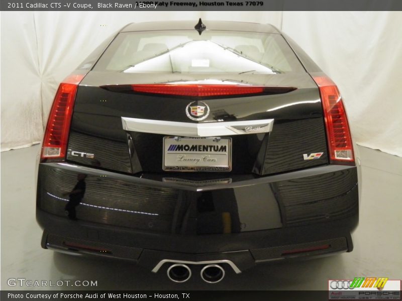 Black Raven / Ebony 2011 Cadillac CTS -V Coupe
