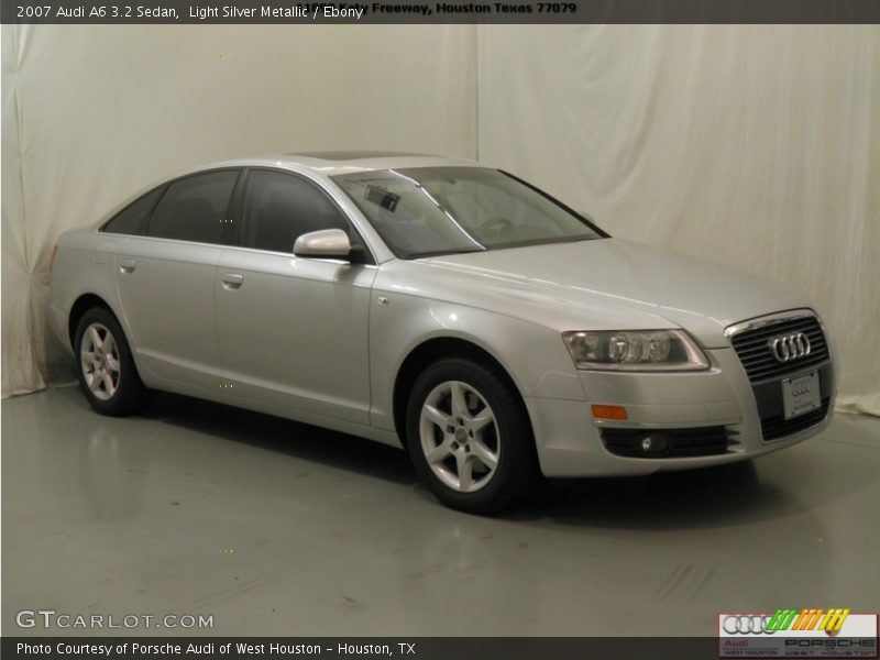 Light Silver Metallic / Ebony 2007 Audi A6 3.2 Sedan