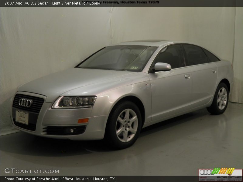 Light Silver Metallic / Ebony 2007 Audi A6 3.2 Sedan