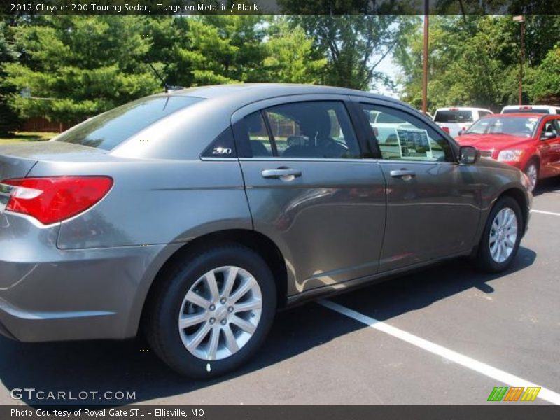 Tungsten Metallic / Black 2012 Chrysler 200 Touring Sedan