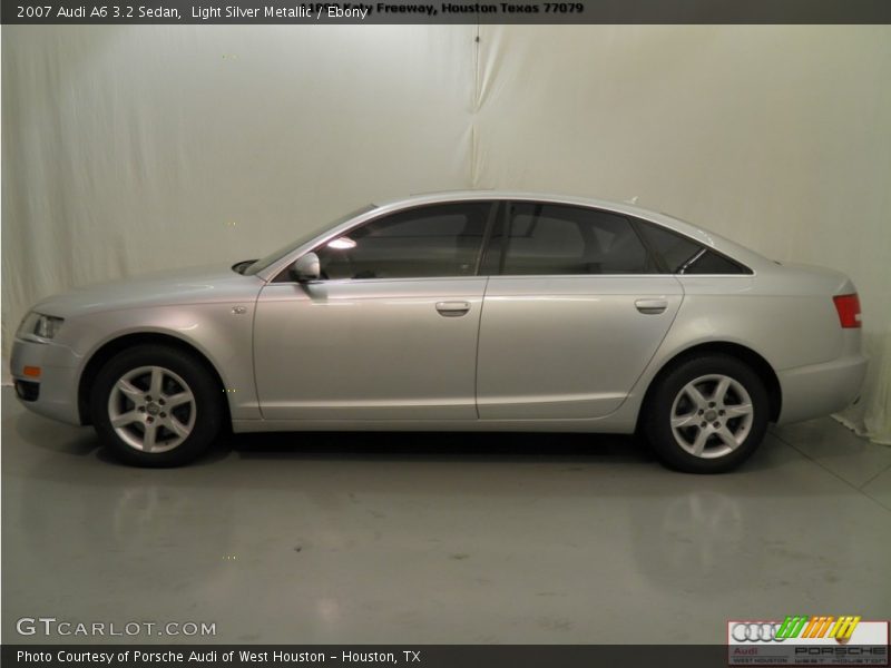 Light Silver Metallic / Ebony 2007 Audi A6 3.2 Sedan