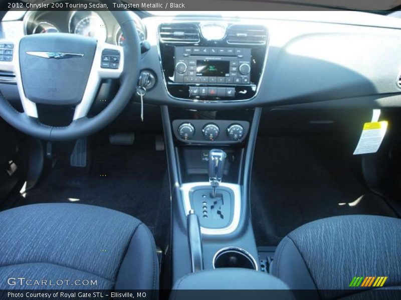 Tungsten Metallic / Black 2012 Chrysler 200 Touring Sedan
