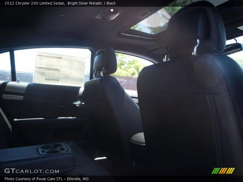 Bright Silver Metallic / Black 2012 Chrysler 200 Limited Sedan
