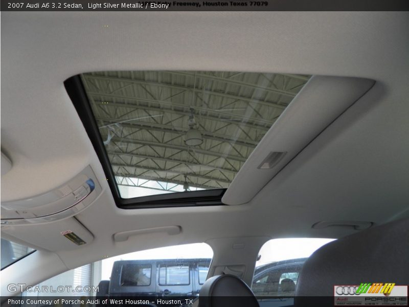 Light Silver Metallic / Ebony 2007 Audi A6 3.2 Sedan