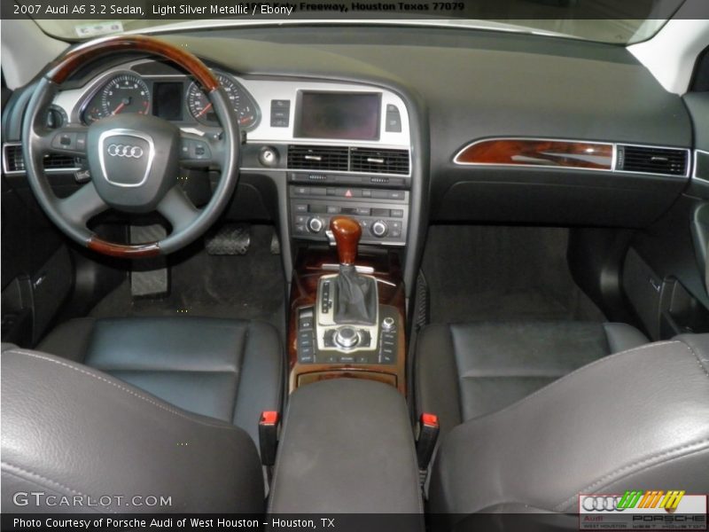 Light Silver Metallic / Ebony 2007 Audi A6 3.2 Sedan