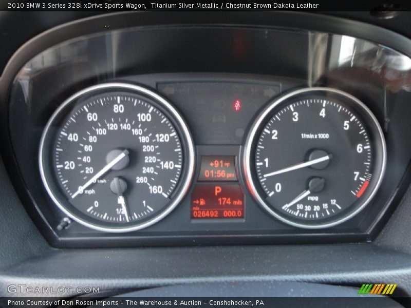  2010 3 Series 328i xDrive Sports Wagon 328i xDrive Sports Wagon Gauges