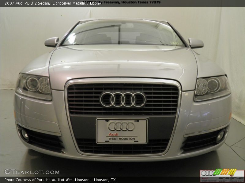 Light Silver Metallic / Ebony 2007 Audi A6 3.2 Sedan
