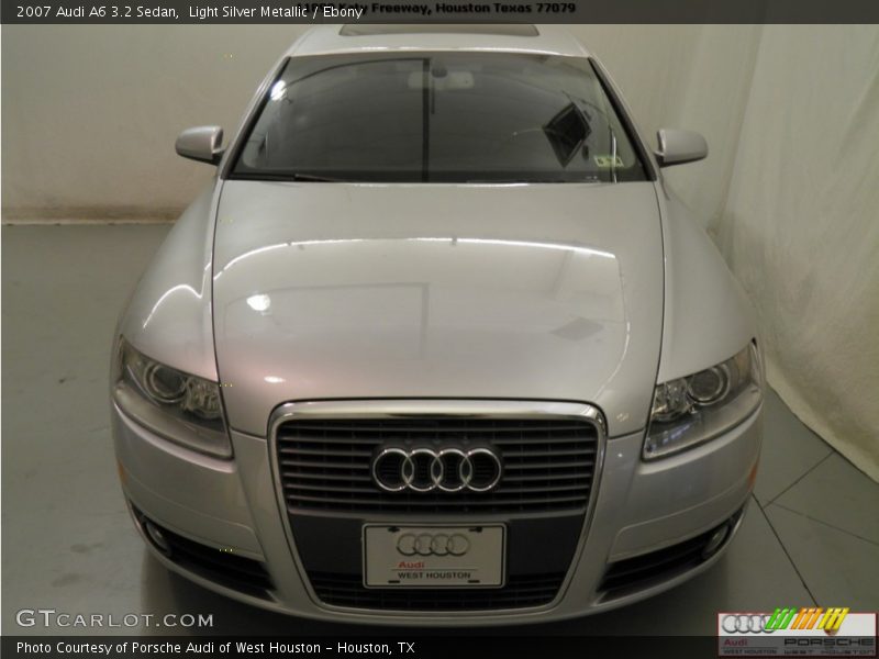 Light Silver Metallic / Ebony 2007 Audi A6 3.2 Sedan