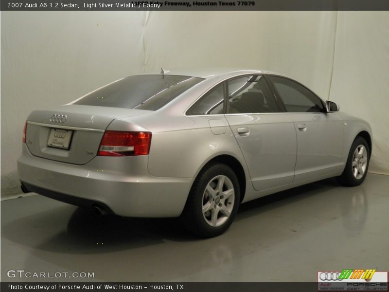 Light Silver Metallic / Ebony 2007 Audi A6 3.2 Sedan