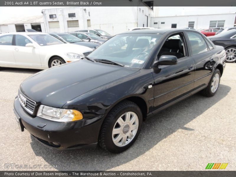 Brilliant Black / Onyx 2001 Audi A4 1.8T quattro Sedan