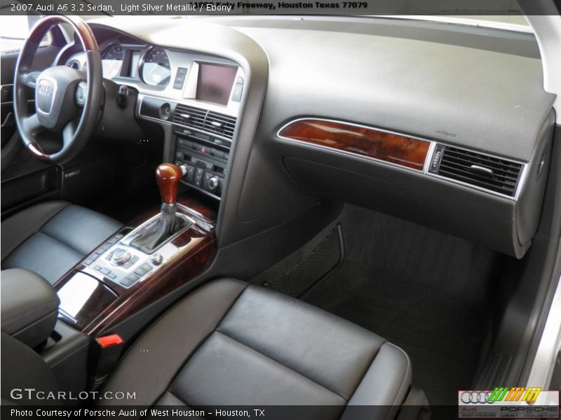 Light Silver Metallic / Ebony 2007 Audi A6 3.2 Sedan